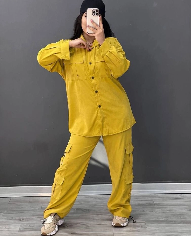 ست شلوار و مانتو زنانه کارگو